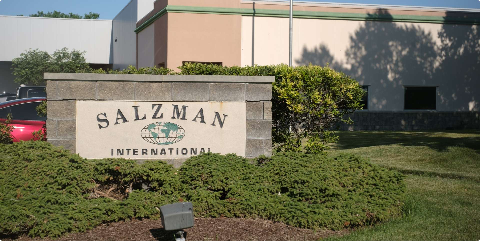 Salzman International signage.
